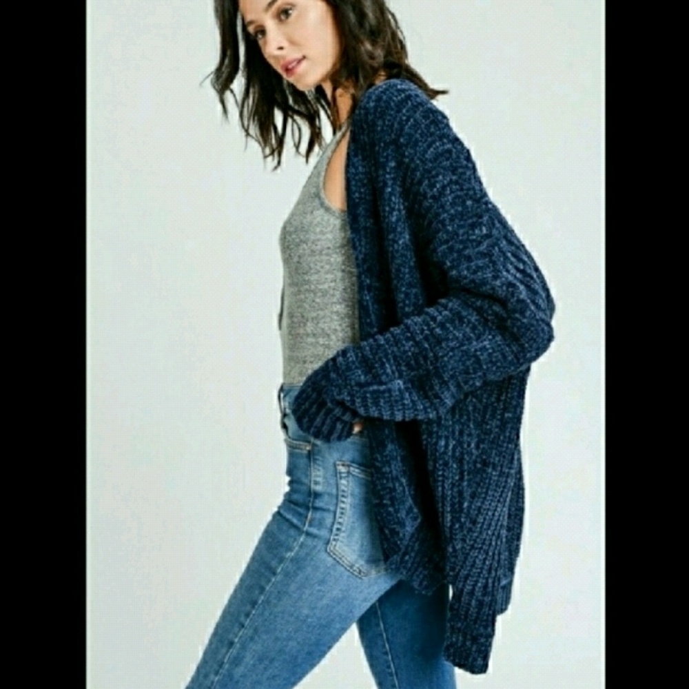 🔥SALE!🔥💥LAST 1!💥NEW!💥CHENILLE OPEN CARDIGAN💥 - Picture 5 of 6